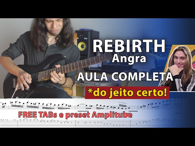 REBIRTH - Angra  FULL LESSON + TABs (Actually, The Right Way) 