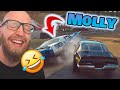 Kører mod Molly i Wreckfest!