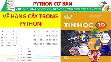 VẼ  HÀNG CÂY TRONG PYTHON | Nguyễn Xuân Hồng IT