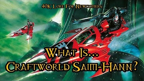 40K Lore For Newcomers - What Is... Craftworld Saim-Hann? - 40K Theories