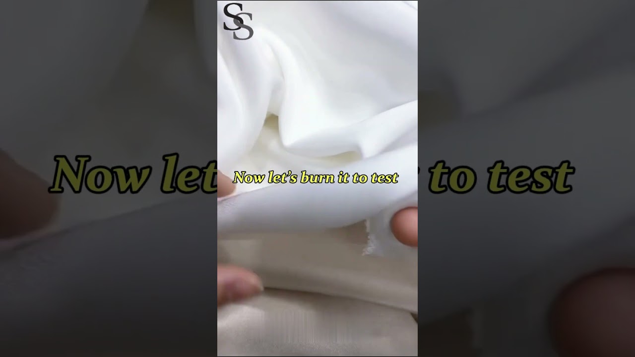 How to Spot Real 100% Mulberry Silk – Silk Satin Burn Test 🔥 