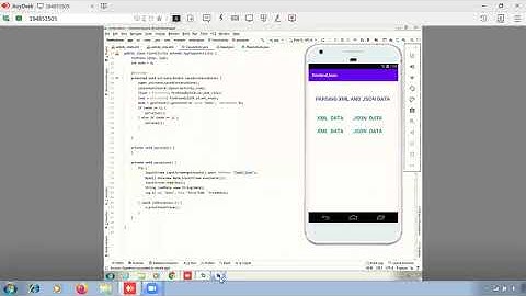 VTU 6th Sem CS/IS MAD LAB Exp 6 XML & JSON  Data Parser  Part 3/4