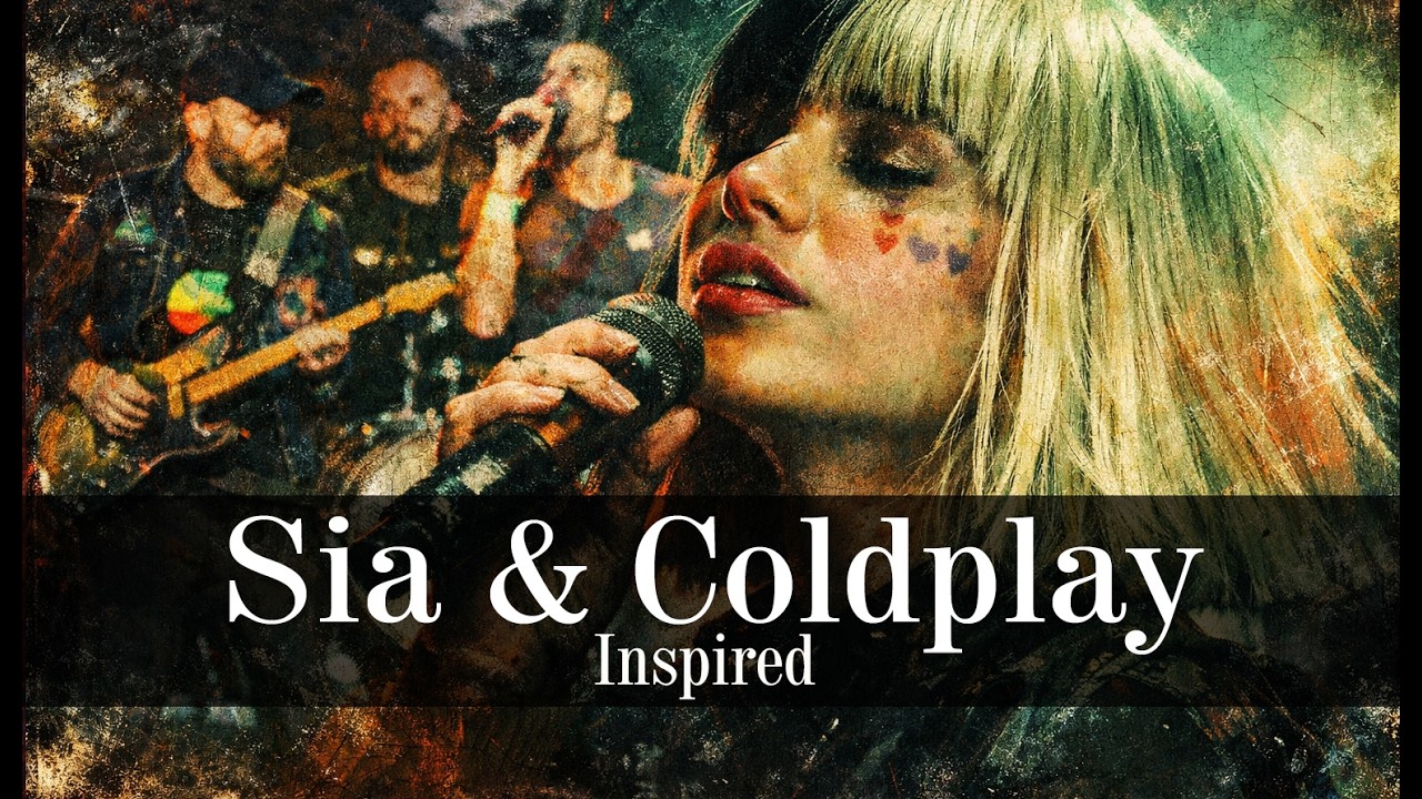 [광고없이 감상] 시아의 허스키하고 폭발적인 보이스와 콜드플레이의 리드미컬한 rock의 만남, Sia & Coldplay Inspired