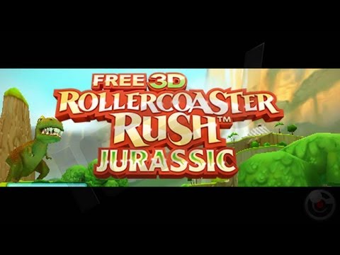 Jurassic 3D Rollercoaster Rush FREE - iPhone Gameplay Video