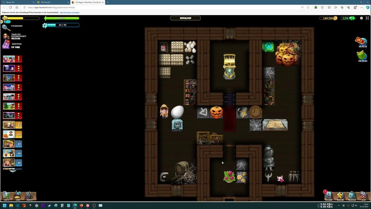 Diggy's Adventure Event HALLOWEEN 2023 GNOMLAND TREASURE YouTube
