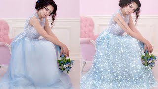 How to create Tumblr inspired aesthetic crystal and glitter art in Photoshop! screenshot 4
