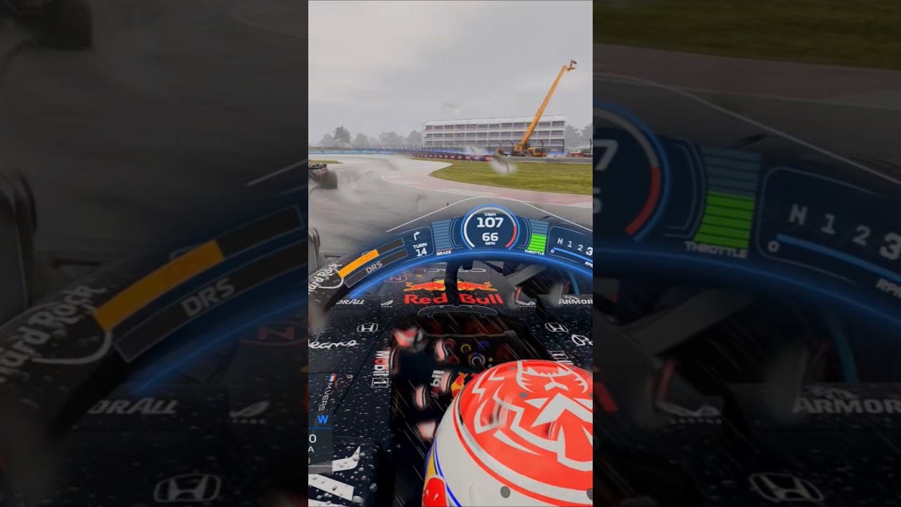 F1 25 Realistic F1TV HUD | BIG SAVE ALMOST LOST IT! |  Max Verstappen RB21 | COTA US GP 