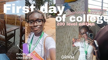 REALISTIC FIRST DAY OF UNIVERSITY VLOG 2025! GRWM, lectures+more