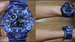 Casio Ga700 Ga 700 Navy Blue G Shock Mens CASIO G-SHOCK