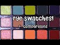 Kaleidos Makeup x Angelica Nyqvist Club Nebula Palette || Eye Swatches + Comparisons ♥