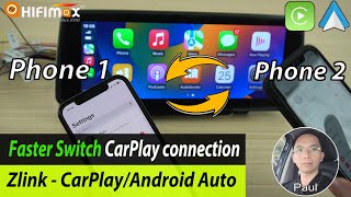 Fast Switch Two Iphones Carplay Zlink Connection? Bmw Mercedes Audi Android Zlink Connectsetup