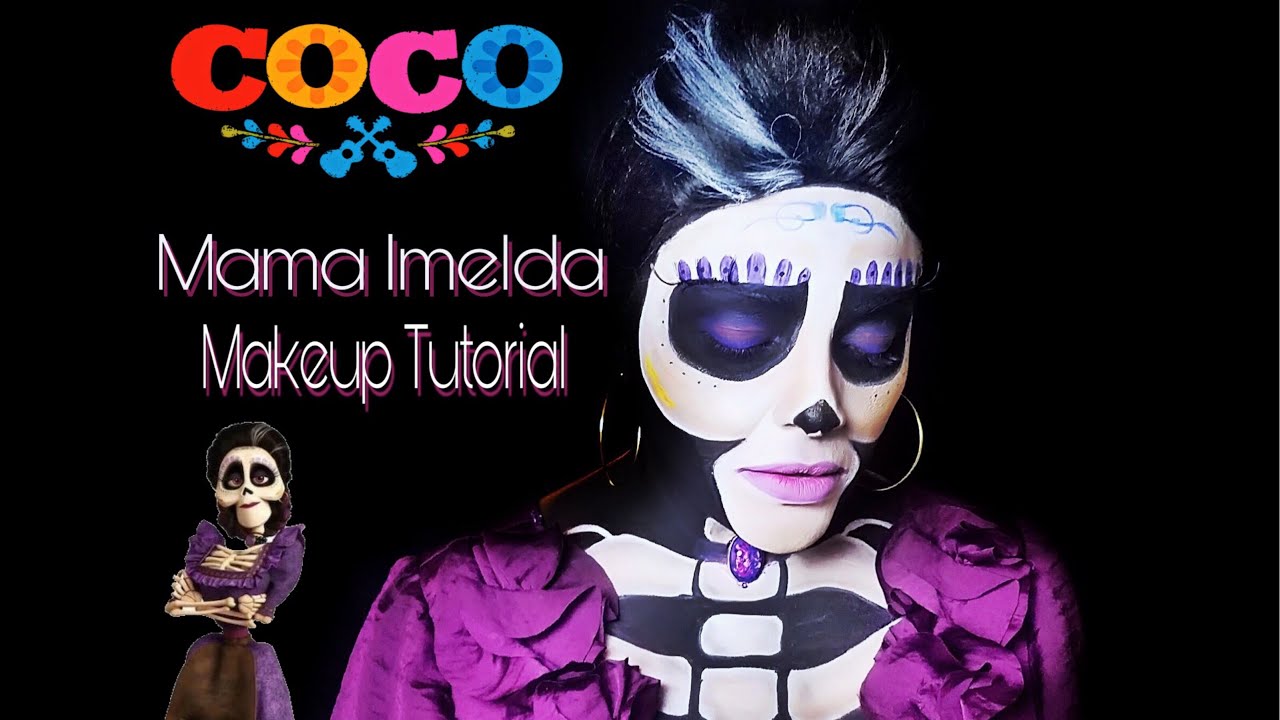 Mama Imelda Makeup Tutorial-Disney Pixar Coco - YouTube