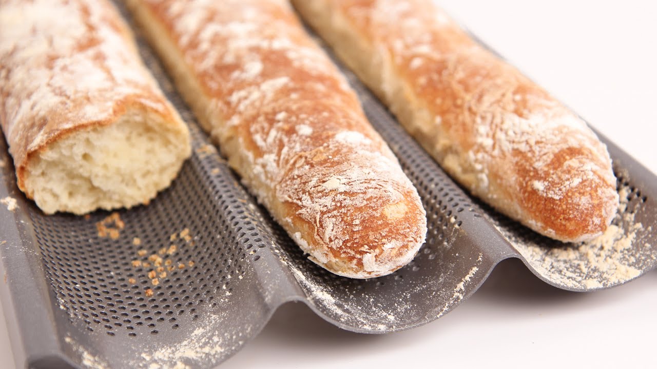 ⁣Homemade Baguette Recipe - Laura Vitale - Laura in the Kitchen Episode 713