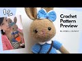 Bluebell Bunny Doll · Crochet Pattern Preview (Free Amigurumi Carrot Bag DIY Tutorial!)