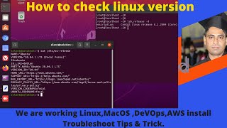 how to check linux version