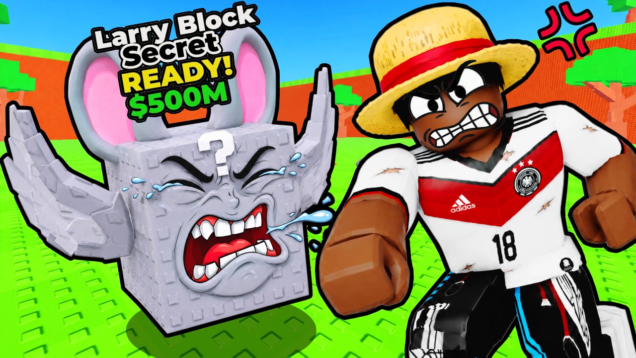 LUTEI CONTRA LUCKY BLOCKS RARAS NO ROBLOX PARA PEGAR BRAINROTS OGS!