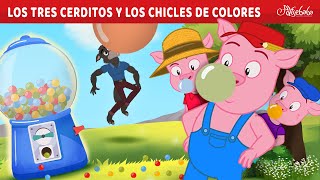 Los Tres Cerditos y los Chicles de Colores 🐷 | Cuentos infantiles para dormir en Español by Cuentos y Canciones Infantiles 81,810 views 3 weeks ago 3 minutes, 53 seconds