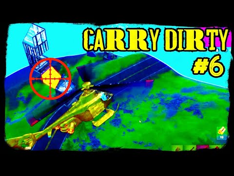 Clutch 1-on-4 Helicopter Victory Royale - Fortnite Squads Fill - Can you carry me? Carry Dirty #6