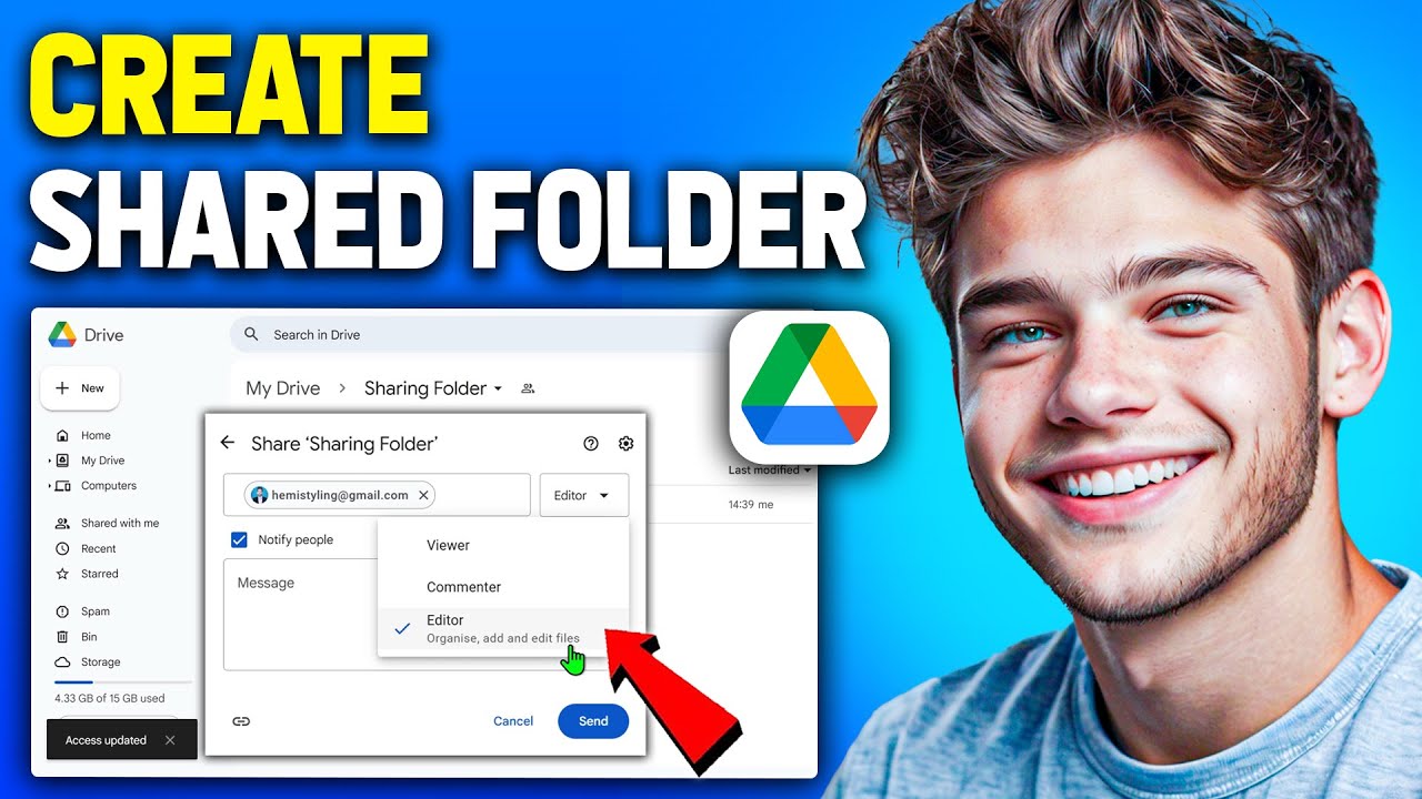 How To Create a Shared Google Drive Folder (2025 Updated Way) - YouTube
