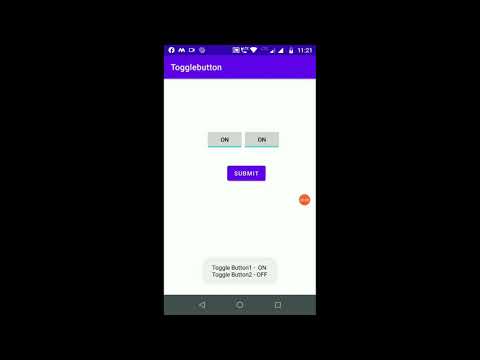 Toggle button using android studio Android Development Course: 3 ||android app development || ieee