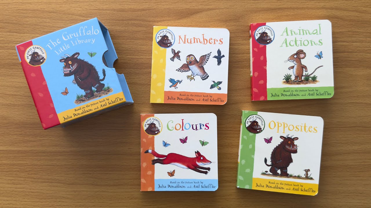 The Gruffalo Little Library: A Read Aloud Four Book Collection Box Set for Children and Toddlers