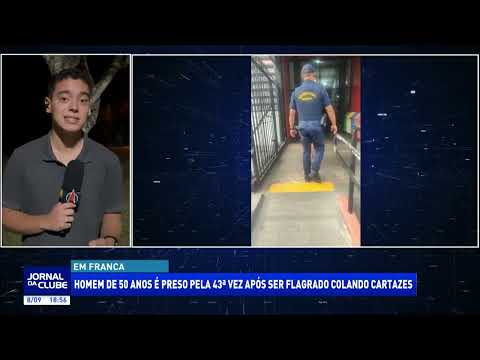 Man arrested for the 43rd time after being caught putting up posters - Jornal da Clube 2nd Ed. (0...