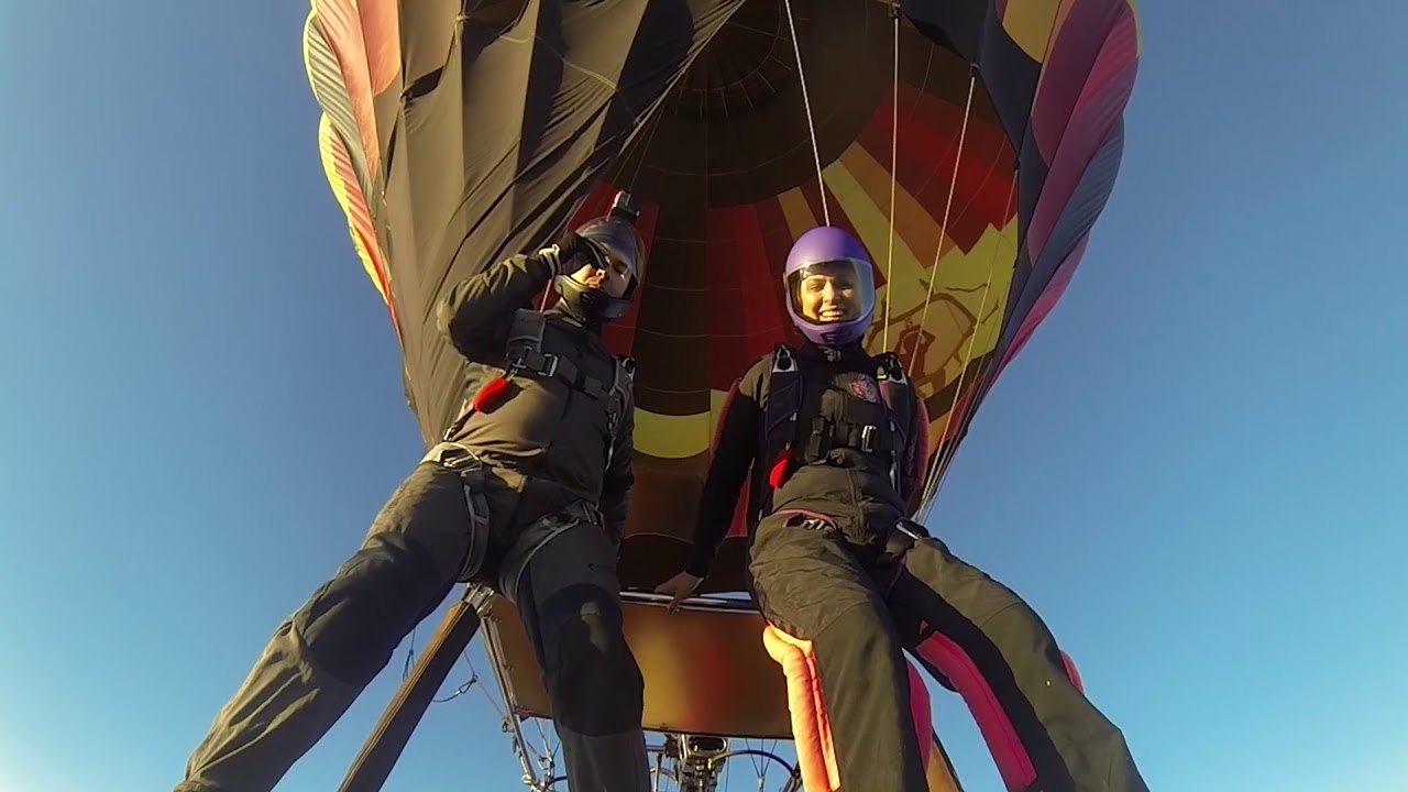 Hot Air Balloon Skydive! YouTube