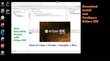 How to install and configure Eclipse IDE on windows 10 (64 bit) || English