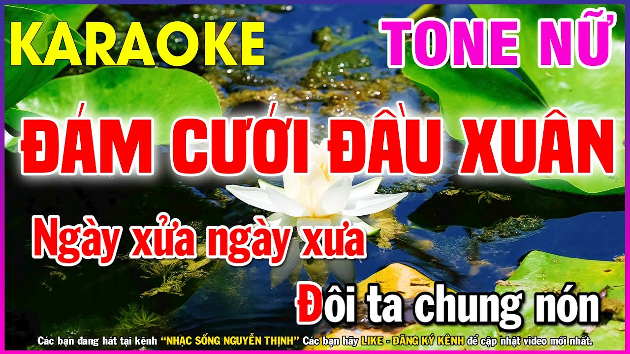 Đám Cưới Đầu Xuân Karaoke Tone Nữ Nhạc Sống | Nhạc Sống Nguyễn Thịnh