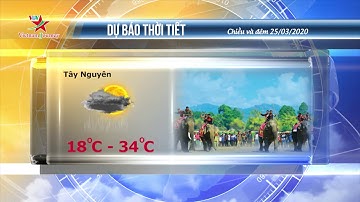 Dự báo thời tiết chiều và đêm 25/3/2020 | 3 miền mưa dông rải rác