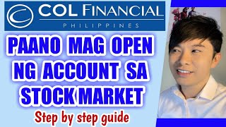 COL Financial: HOW TO OPEN AN  ACCOUNT