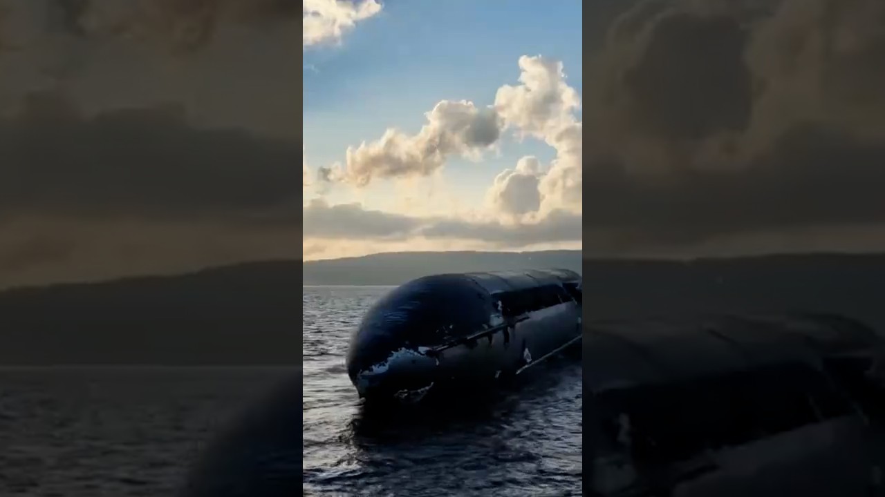 SpaceX rocket floating off coast of Australian island SpaceX rocket floating off coast of Australian island