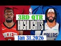 Rockets vs Mavericks 3rd Quarter Highlights (Nov 31, 2025) 🏀