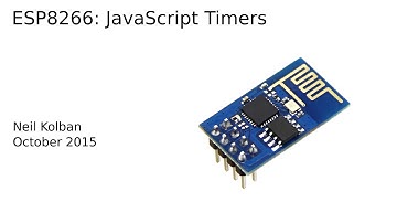 Espruino for ESP8266: JavaScript Timers