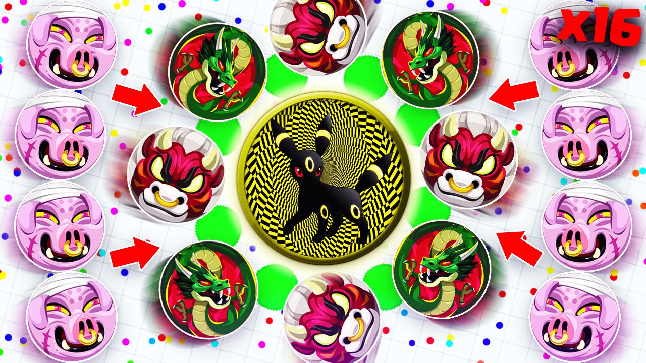 NO WAY!! 16x1 POPSPLIT IN AGAR.IO *QUAD*! HUGE TRICKSPLIT // IMPOSSIBLE TAKEOVER! (Agar.io)