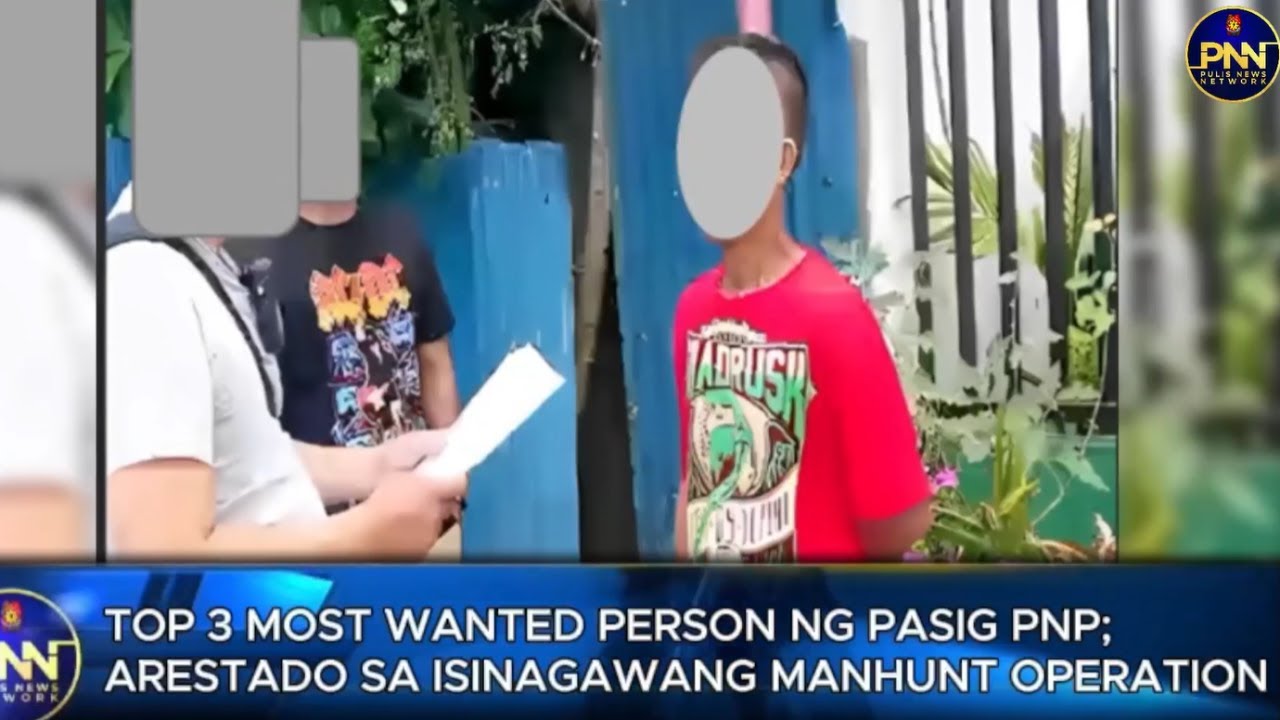 Top Most Wanted Person Nabbed in Pasig City for Illegal Firearms - YouTube