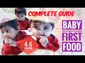 Baby First Food | 4-6 Months | Complete Guide | My experience | Baby Food Chart | How When Why | SM