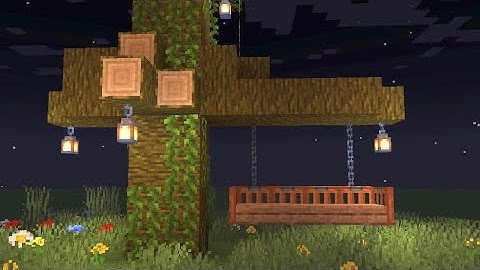 Minecraft: Tree swing TUTORIAL