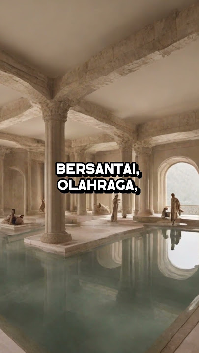 Mandi Ramai-Ramai di Tempat Umum Ala Romawi Kuno di Thermae🛁🏛