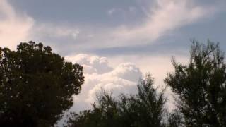Time Lapse: Thunderstorm Updraft Over Spring Mountains July 8, 2017