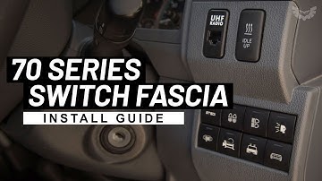 STEDI 70 series Landcruiser switch panel installation.