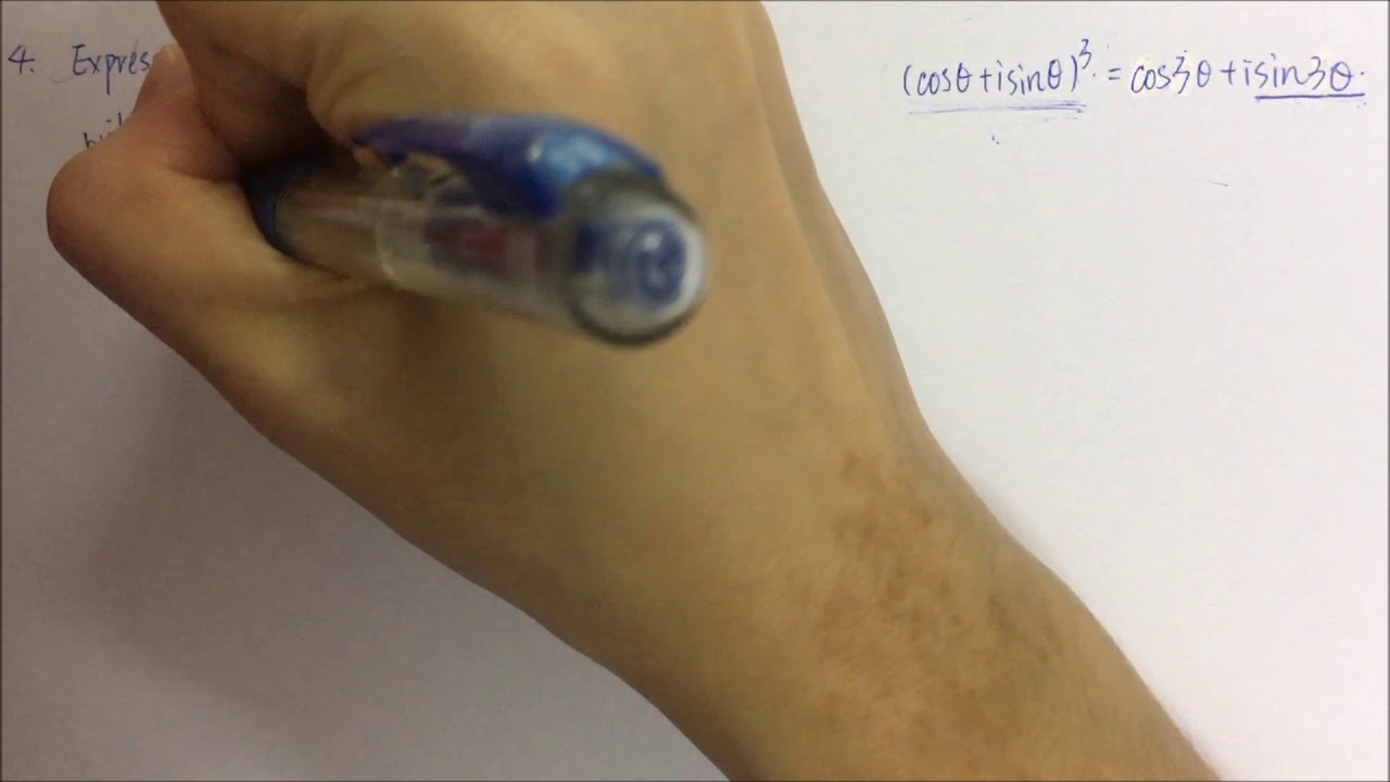 2 De Moivre's Theorem 2 Example 2