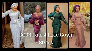 2023 Latest Lace Gown Styles screenshot 3
