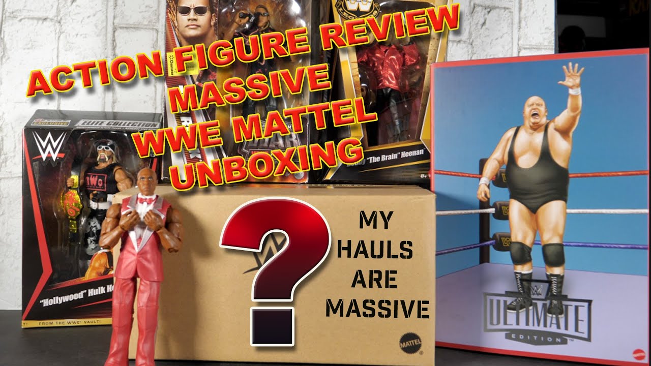 MASSIVE WWE MATTEL FIGURE UNBOXING - HULK HOGAN, KING KONG BUNDY, VIRGIL and more....