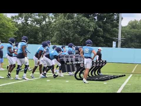 Wednesday UNC Football Open Practice Position Drills