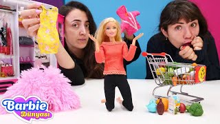 Barbie Videoları Sevcan Ve Ümit Barbienin Kışlıl Kıyafetlerini Ayırıyor Kız Videoları