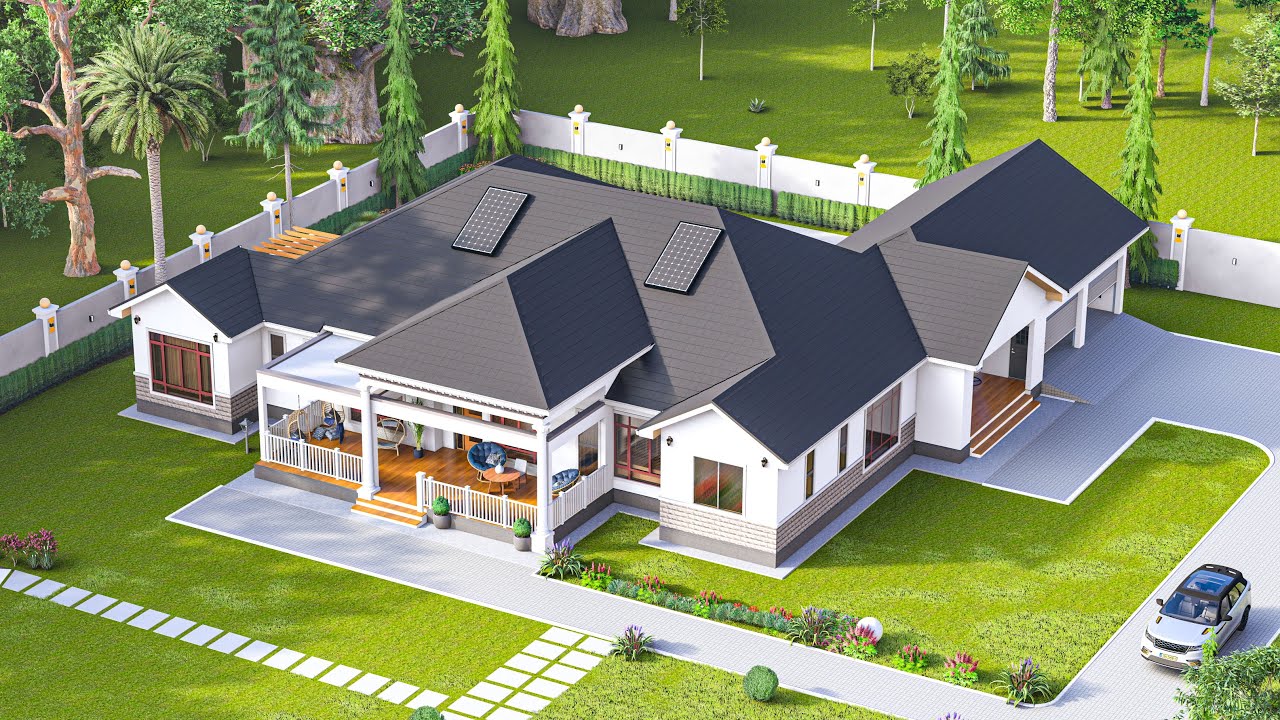 Stunning 4 Bedroom Modern House Plan | modern house design with All the Luxury You Need!