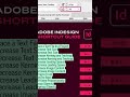 Creating Paragraph Rules in Adobe InDesign #shorts