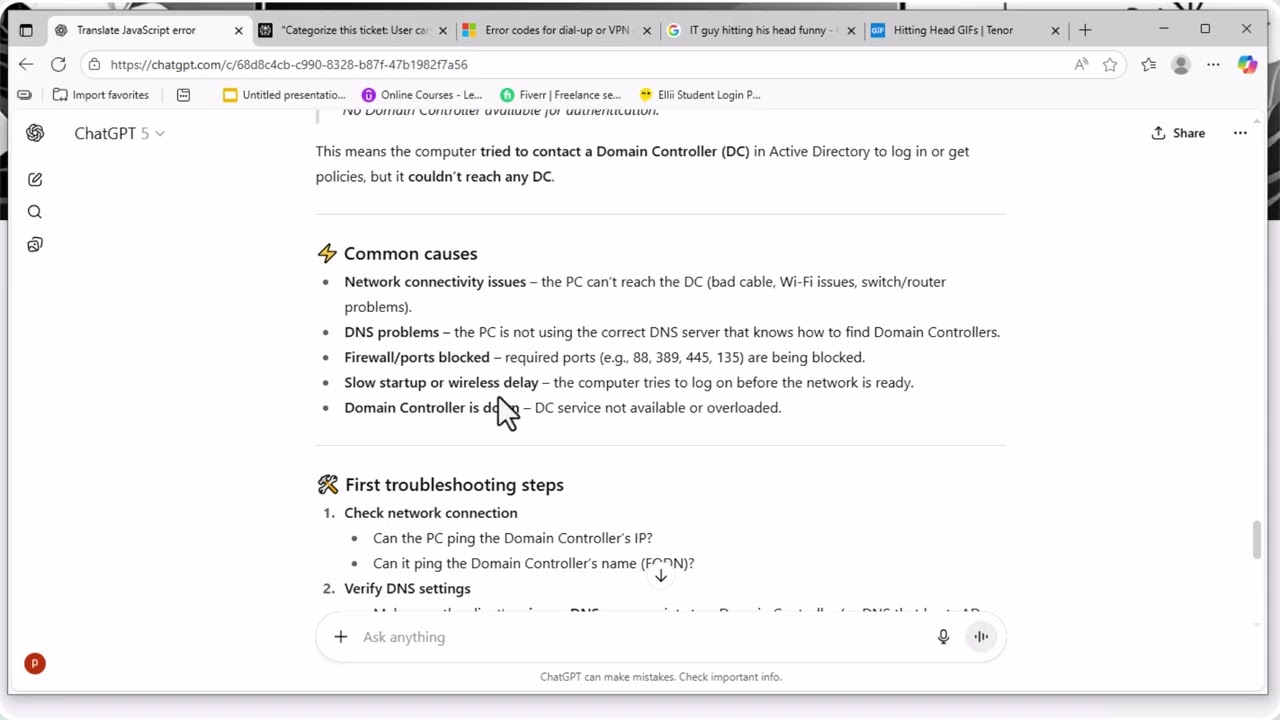 Lab 3 Error Log Analysis
