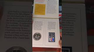 1993 Bill of Rights Commemorative proof coin and stamp set, U.S. Mint- #shorts #uscoins #silver